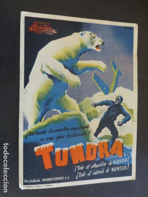 Cine: TUNDRA PROGRAMA DE MANO SIN PUBLICIDAD - Foto 1