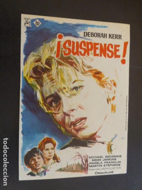 Cine: &iexcl;SUSPENSE! PROGRAMA DE MANO SIN PUBLICIDAD - Foto 1