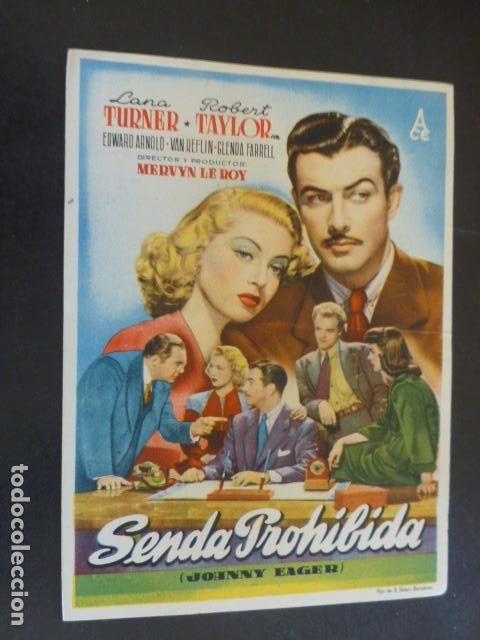 Cine: SENDA PROHIBIDA PROGRAMA DE MANO SIN PUBLICIDAD - Foto 1