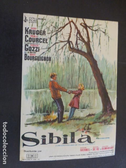 Cine: SIBILA PROGRAMA DE MANO SIN PUBLICIDAD - Foto 1