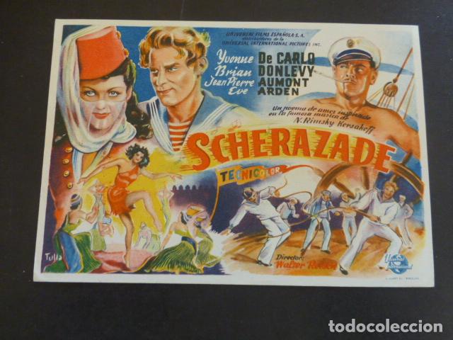 Cine: SCHERAZADE PROGRAMA DE MANO SIN PUBLICIDAD - Foto 1