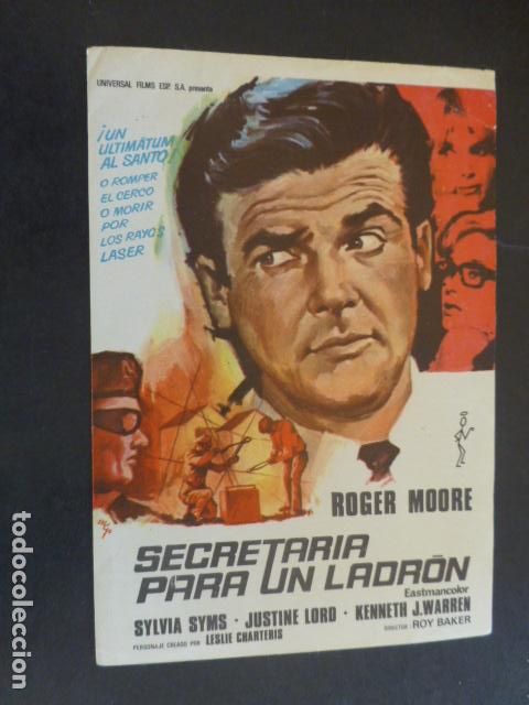 Cine: SECRETARIA PARA UN LADRON PROGRAMA DE MANO SIN PUBLICIDAD - Foto 1
