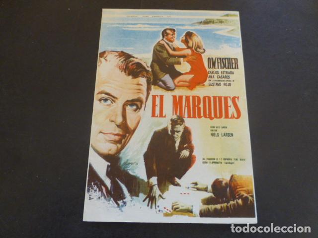 Cine: EL MARQUES PROGRAMA DE MANO SIN PUBLICIDAD - Foto 1