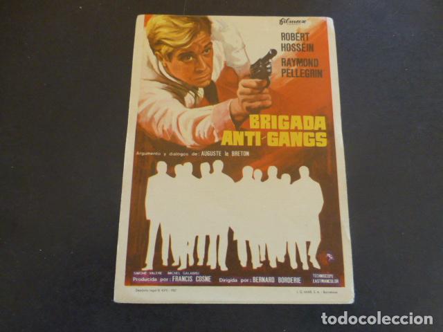 Cine: BRIGADA ANTI GAS PROGRAMA DE MANO SIN PUBLICIDAD - Foto 1