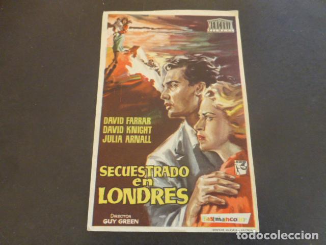 Cine: SECUESTRADO EN LONDRES PROGRAMA DE MANO SIN PUBLICIDAD - Foto 1