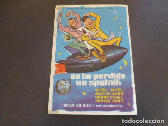 Cine: SE HA PERDIDO UN SPUTNIK PROGRAMA DE MANO SIN PUBLICIDAD - Foto 1
