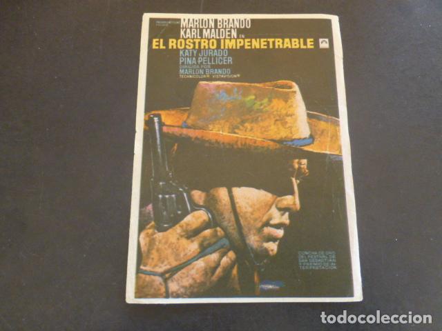 Cine: EL ROSTRO IMPENETRABLE PROGRAMA DE MANO SIN PUBLICIDAD - Foto 1