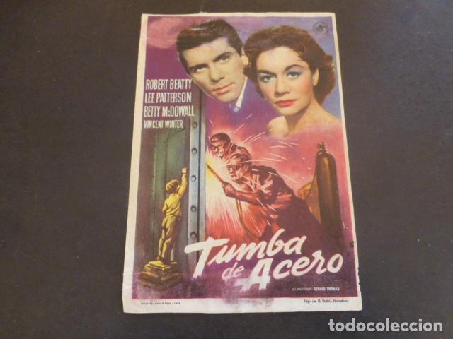 Cine: TUMBA DE ACERO PROGRAMA DE MANO SIN PUBLICIDAD - Foto 1
