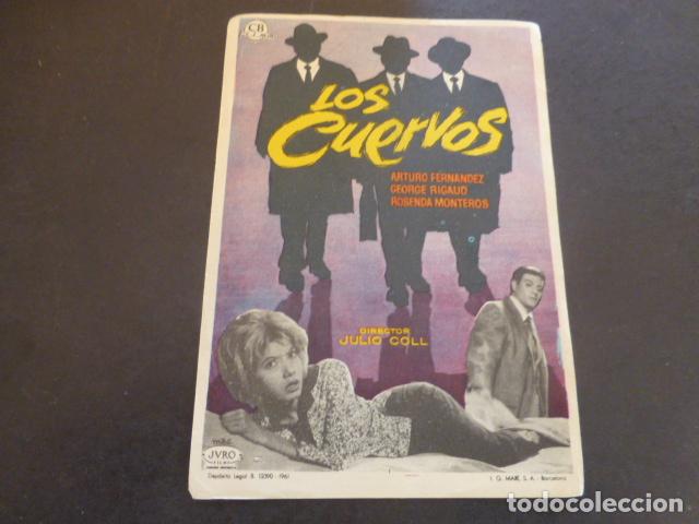 Cine: LOS CUERVOS PROGRAMA DE MANO SIN PUBLICIDAD - Foto 1