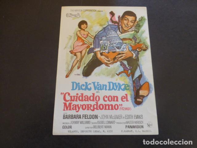 Cine: CUIDADO CON EL MAYORDOMO PROGRAMA DE MANO SIN PUBLICIDAD - Foto 1