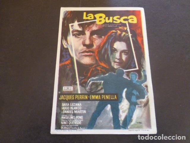 Cine: LA BUSCA PROGRAMA DE MANO SIN PUBLICIDAD - Foto 1