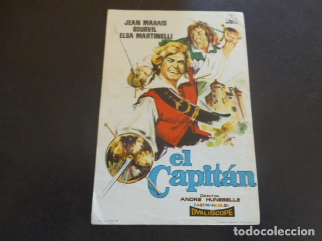 Cine: EL CAPITAN PROGRAMA DE MANO SIN PUBLICIDAD - Foto 1