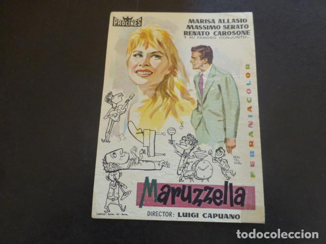 Cine: MARUZEELLA PROGRAMA DE MANO SIN PUBLICIDAD - Foto 1