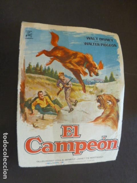 Cine: EL CAMPEON PROGRAMA DE MANO SIN PUBLICIDAD - Foto 1