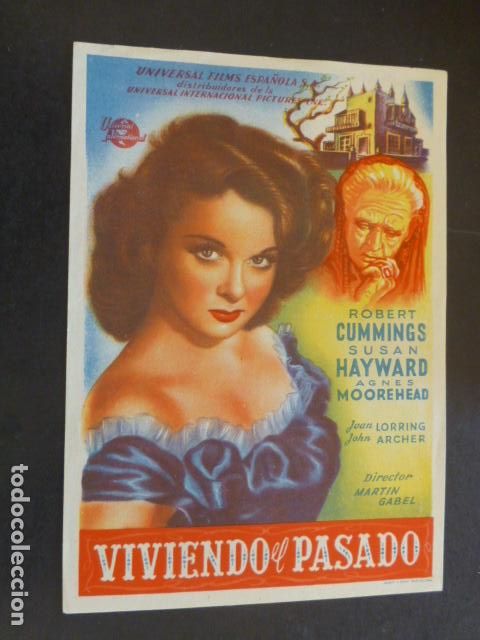 Cine: VIVIENDO EL PASADO PROGRAMA DE MANO SIN PUBLICIDAD - Foto 1