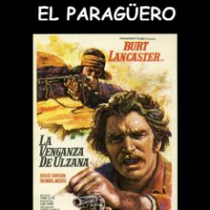 Cine: FOLLETO DE MANO ORIGINAL AÑO 1972 LA VENGANZA DE ULZANA - BURT LANCASTER. Lote 360165435