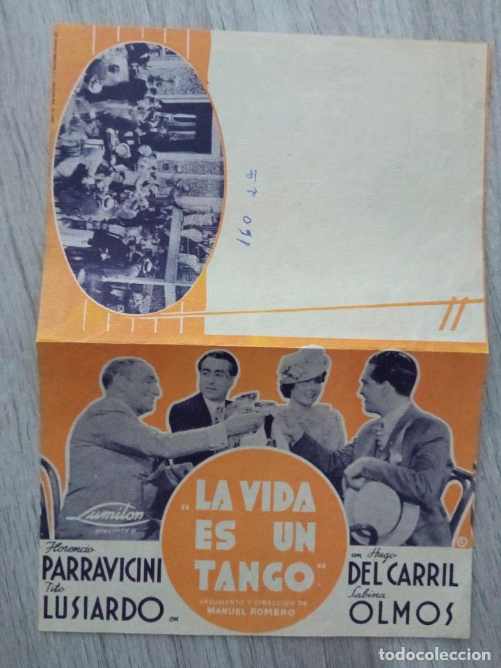 Cine: LA VIDA ES UN TANGO, HUGO DEL CARRIL - Foto 3