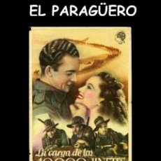 Cine: FOLLETO DE MANO ORIGINAL AÑO 1940 LA CARGA DE LOS CUARENTA MIL JINETES. Lote 360264490