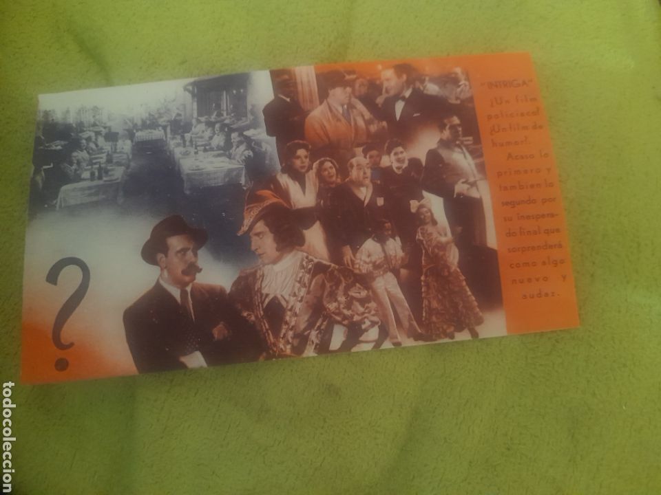 Cine: Antiguo folleto de mano, Intriga - Foto 2
