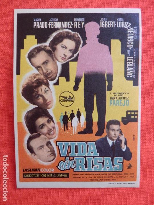 Cine: Vida sin risas, impecable sencillo original, Marisa Prado, sin publicidad - Foto 1