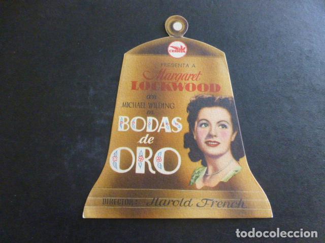 Cine: BODAS DE ORO PROGRAMA DE MANO TROQUELADO SIN PUBLICIDAD - Foto 1