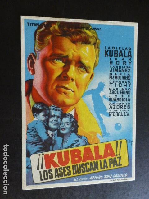 Cine: KUBALA LOS ASES BUSCAN LA PAZ PROGRAMA DE MANO SIN PUBLICIDAD - Foto 1