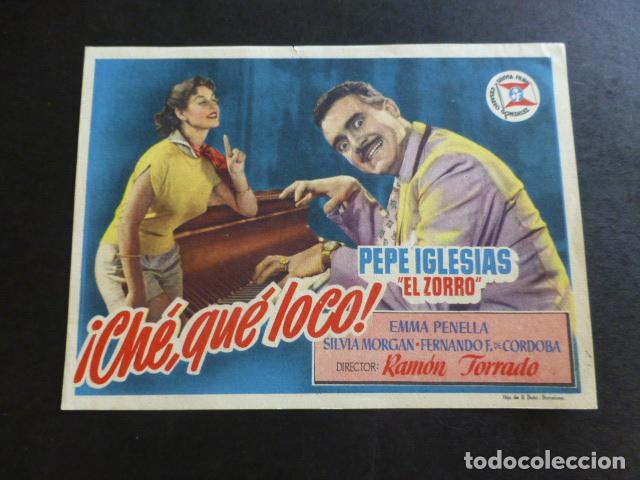 Cine: &iexcl;CH&Eacute;, QUE LOCO! PROGRAMA DE MANO SIN PUBLICIDAD - Foto 1