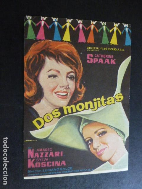 Cine: DOS MONJITAS PROGRAMA DE MANO SIN PUBLICIDAD - Foto 1