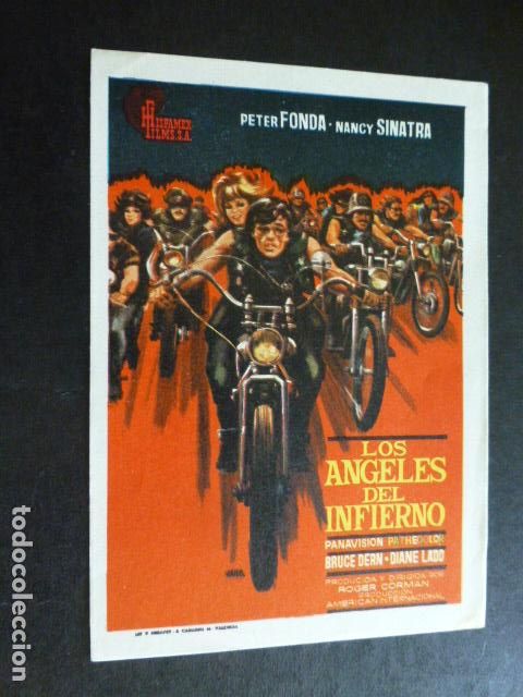 Cine: LOS ANGELES DEL INFIERNO PROGRAMA DE MANO SIN PUBLICIDAD - Foto 1