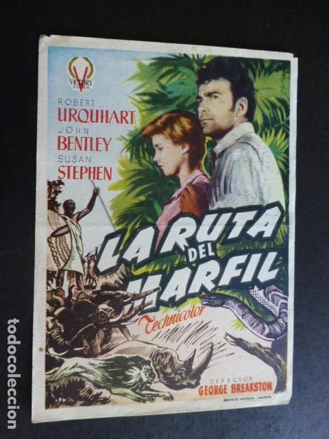 Cine: LA RUTA DEL MARFIL PROGRAMA DE MANO SIN PUBLICIDAD - Foto 1