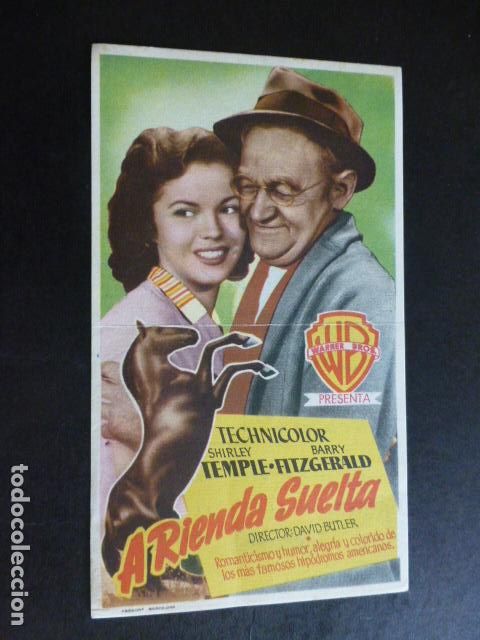 Cine: A RIENDA SUELTA PROGRAMA DE MANO SIN PUBLICIDAD - Foto 1