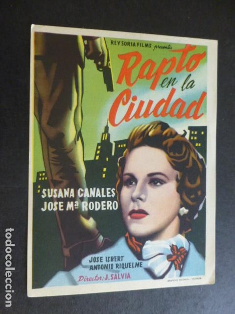 Cine: RAPTO EN LA CIUDAD PROGRAMA DE MANO SIN PUBLICIDAD - Foto 1