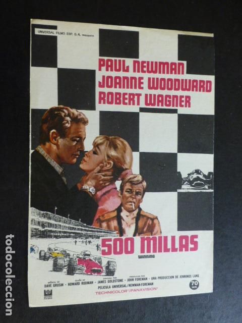 Cine: 500 MILLAS PROGRAMA DE MANO SIN PUBLICIDAD - Foto 1