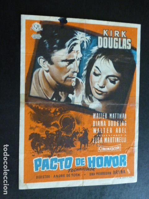 Cine: PACTO DE HONOR PROGRAMA DE MANO SIN PUBLICIDAD - Foto 1