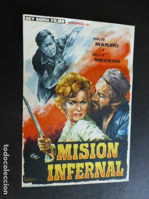 Cine: MISION INFERNAL PROGRAMA DE MANO SIN PUBLICIDAD - Foto 1