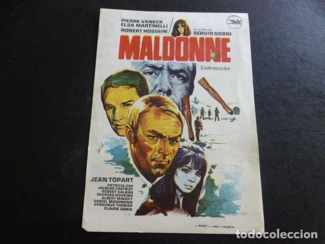 Cine: MALDONNE PROGRAMA DE MANO SIN PUBLICIDAD - Foto 1