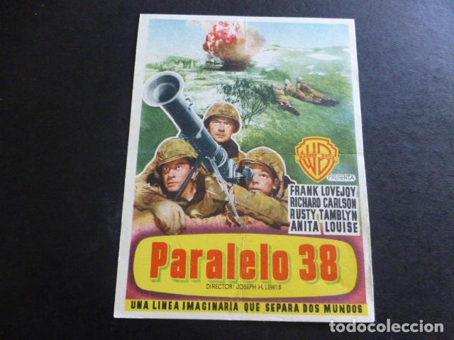 Cine: PARALELO 38 PROGRAMA DE MANO SIN PUBLICIDAD - Foto 1