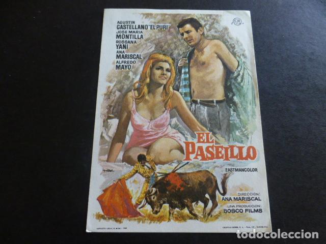 Cine: EL PASEILLO PROGRAMA DE MANO SIN PUBLICIDAD - Foto 1