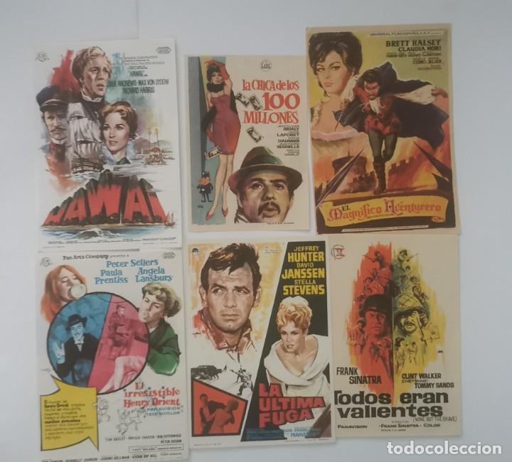 Cine: LOTE DE 6 FOLLETOS DE MANO - Foto 1