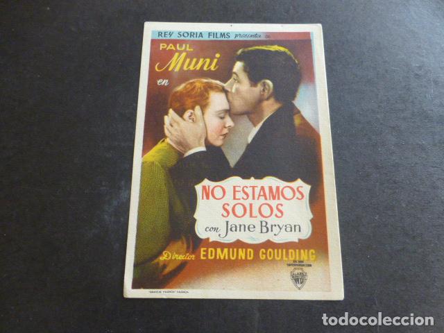 Cine: NO ESTAMOS SOLOS PROGRAMA DE CINE SIN PUBLICIDAD - Foto 1