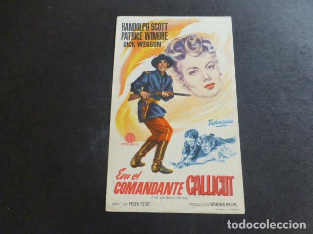 Cine: ERA EL COMANDANTE CALLICUT PROGRAMA DE CINE SIN PUBLICIDAD - Foto 1
