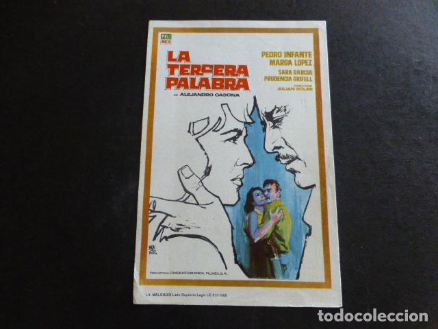 Cine: LA TERCERA PALABRA PROGRAMA DE CINE SIN PUBLICIDAD - Foto 1