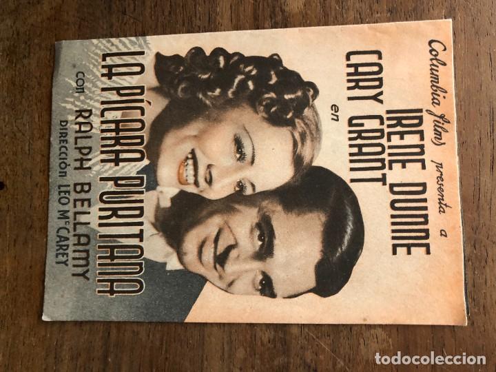 Cine: PROGRAMA DOBLE LA PICARA PURITANA - Foto 1