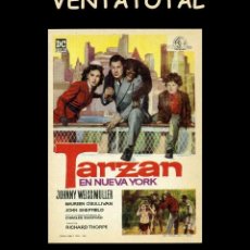 Cine: FOLLETO DE MANO ORIGINAL AÑO 1942 TARZAN EN NUEVA YORK