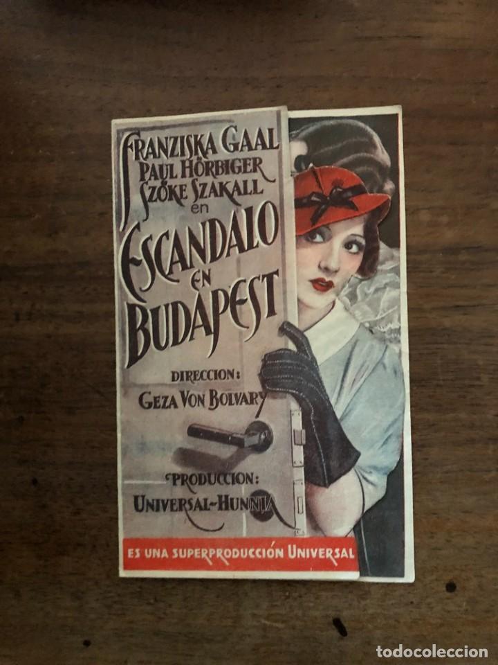 Cine: PROGRAMA DOBLE ESC&Aacute;NDALO EN BUDAPEST - Foto 1