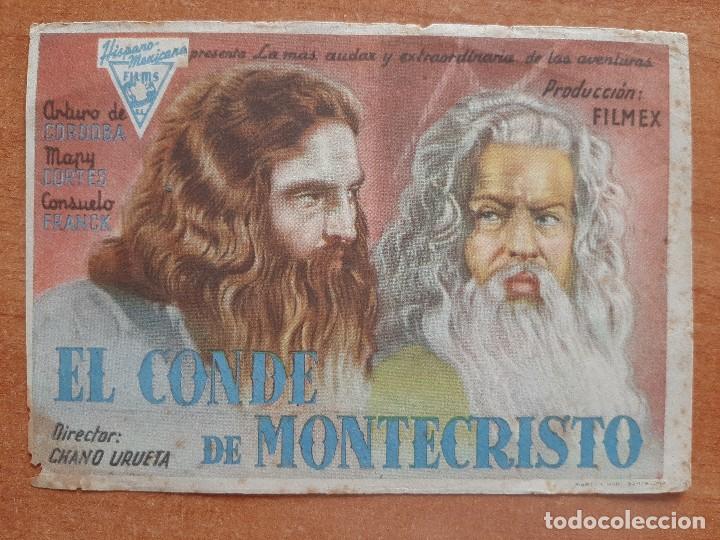 Cine: PROGRAMA DE MANO EL CONDE MONTECRISTO - Foto 1