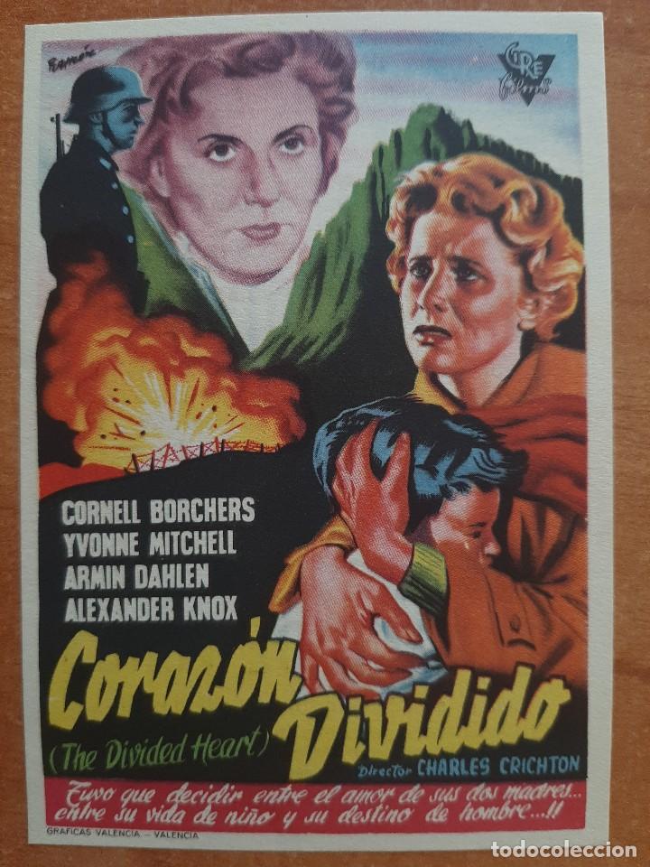Cine: PROGRAMA DE MANO : CORAZ&Oacute;N DIVIDIDO - Foto 1