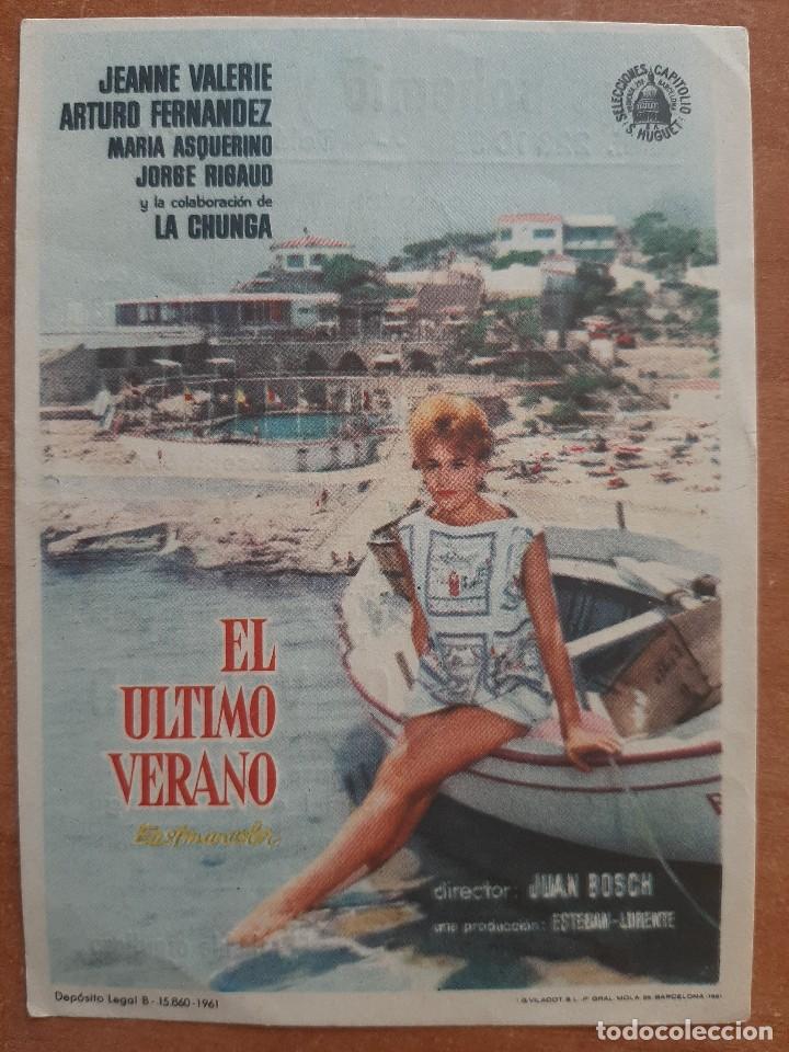 Cine: PROGRAMA DE MANO : EL &Uacute;LTIMO VERANO - Foto 1