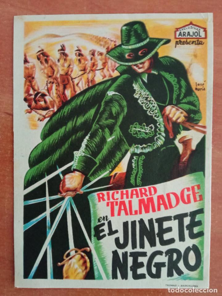Cinema: EL JINETE NEGRO, RICHARD TALMADGE, ARAJOL