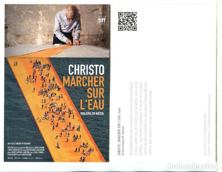 Cinema: CHRISTO MARCHER SUR L&acute;EAU. POSTAL.